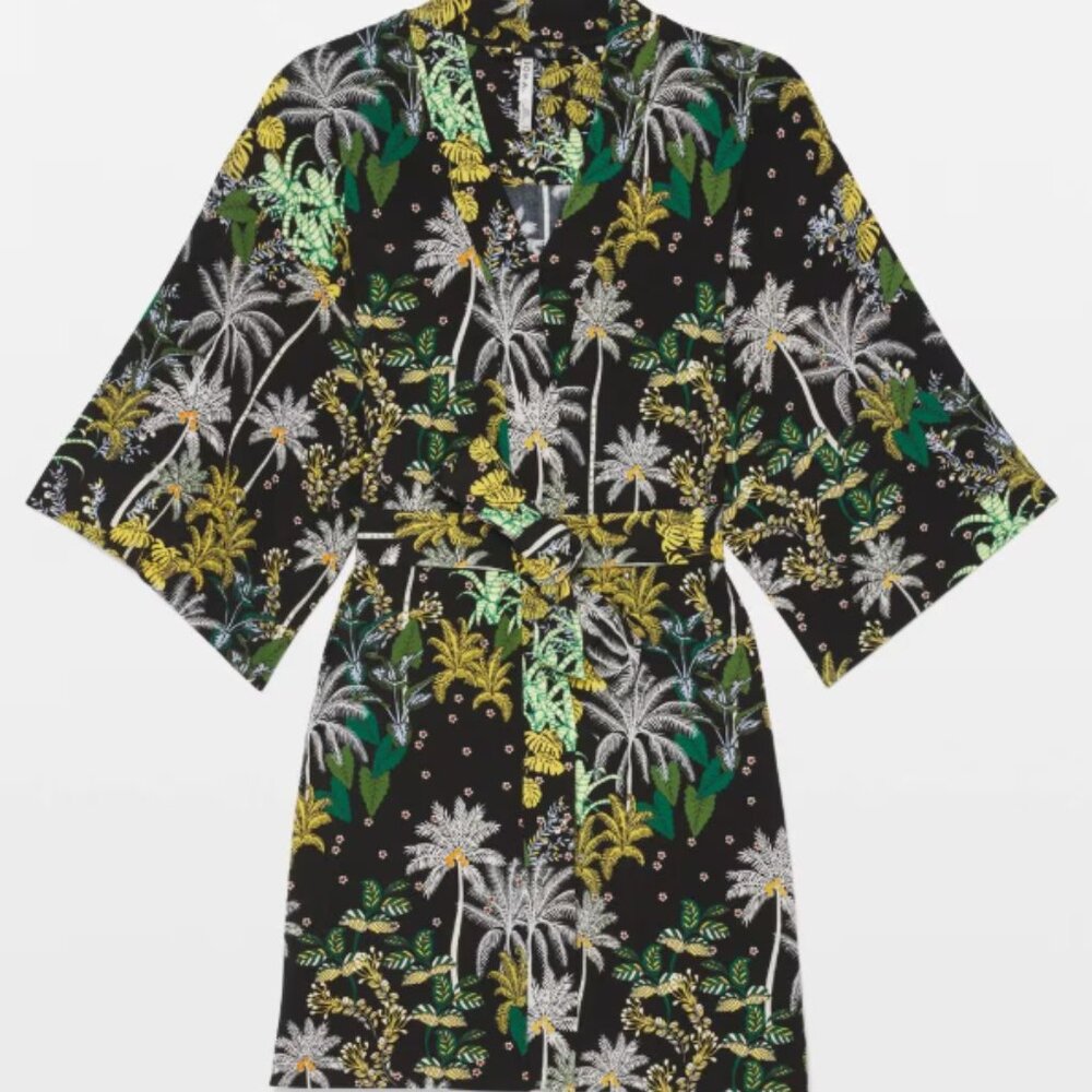 NWT Soma COOL NIGHTS Kimono Short Robe - Picture 5 of 6